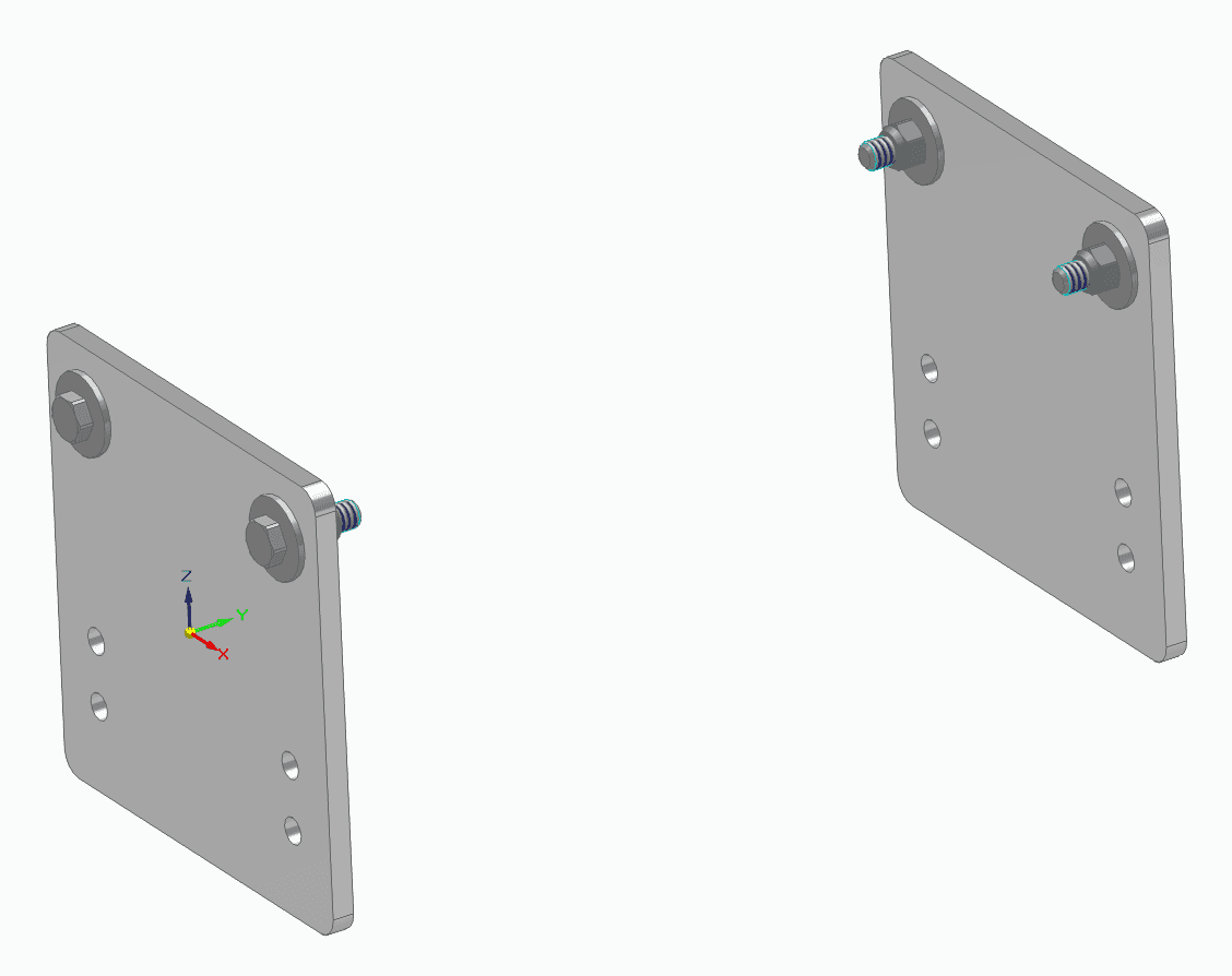 Adapterplaten set kort