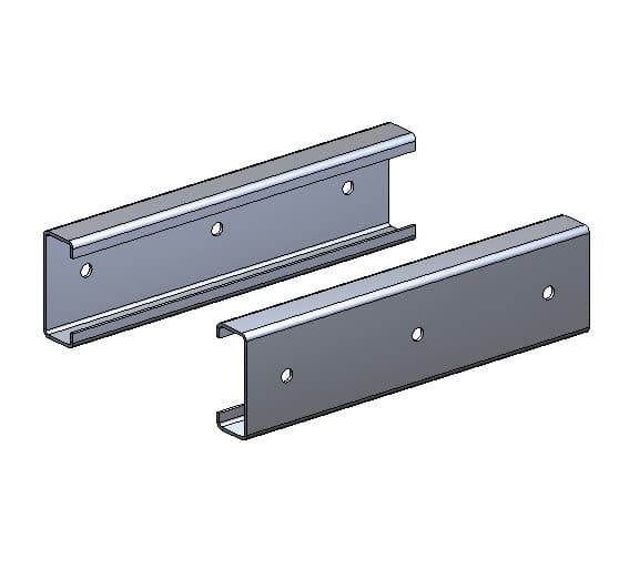 Längsträgersatz L= 380mm +145mm